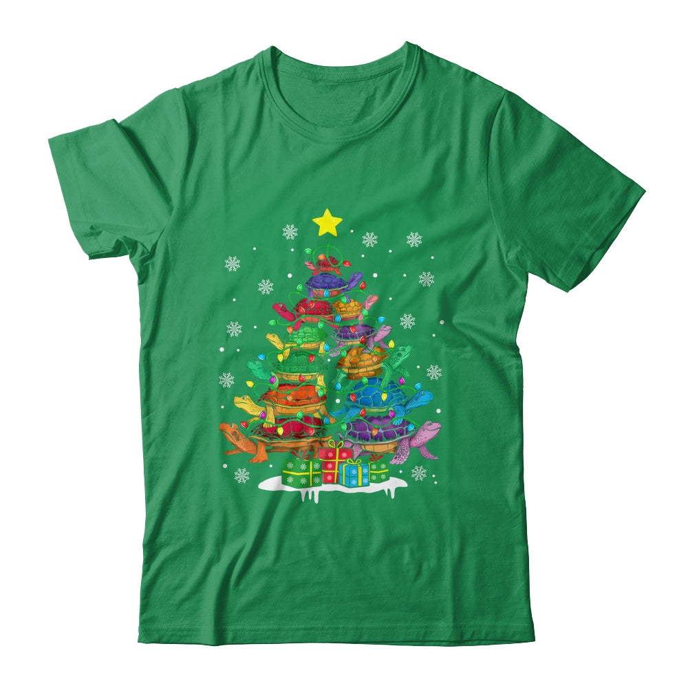 Turtle Tree Christmas Tree Adorable Turtle Christmas Lover Shirt & Sweatshirt | siriusteestore