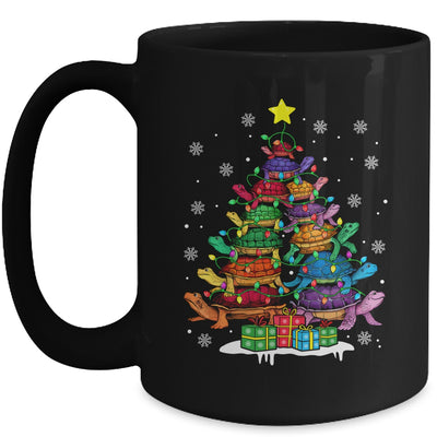 Turtle Tree Christmas Tree Adorable Turtle Christmas Lover Mug | siriusteestore