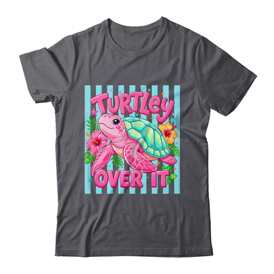 Turtley Over It Striped Turtle Preppy Sea Summer Vibes Floral Shirt & Tank Top | siriusteestore