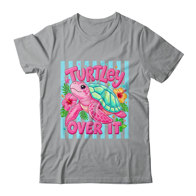 Turtley Over It Striped Turtle Preppy Sea Summer Vibes Floral Shirt & Tank Top | siriusteestore