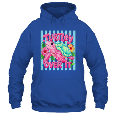 Turtley Over It Striped Turtle Preppy Sea Summer Vibes Floral Shirt & Tank Top | siriusteestore