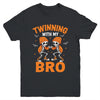 Twin Boys Twinning Halloween Best Friend Matching Skeleton Youth Shirt | siriusteestore