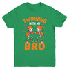 Twin Boys Twinning Halloween Best Friend Matching Skeleton Youth Shirt | siriusteestore
