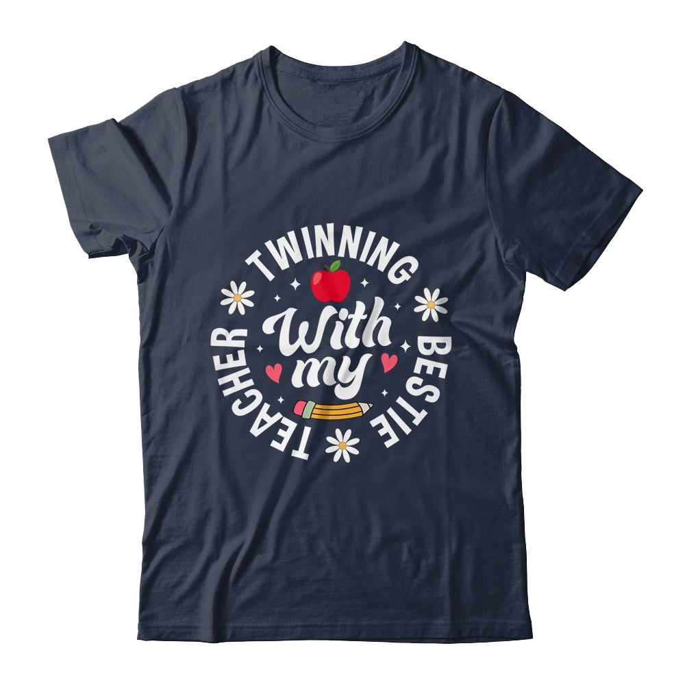 Twin Day Design Teacher Twinning With My Bestie Matching Shirt & Hoodie | siriusteestore