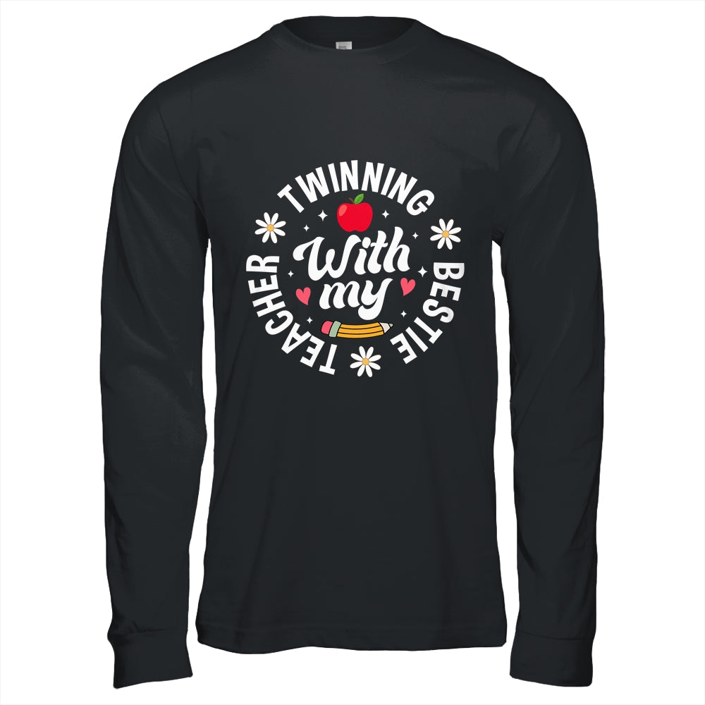 Twin Day Design Teacher Twinning With My Bestie Matching Shirt & Hoodie | siriusteestore