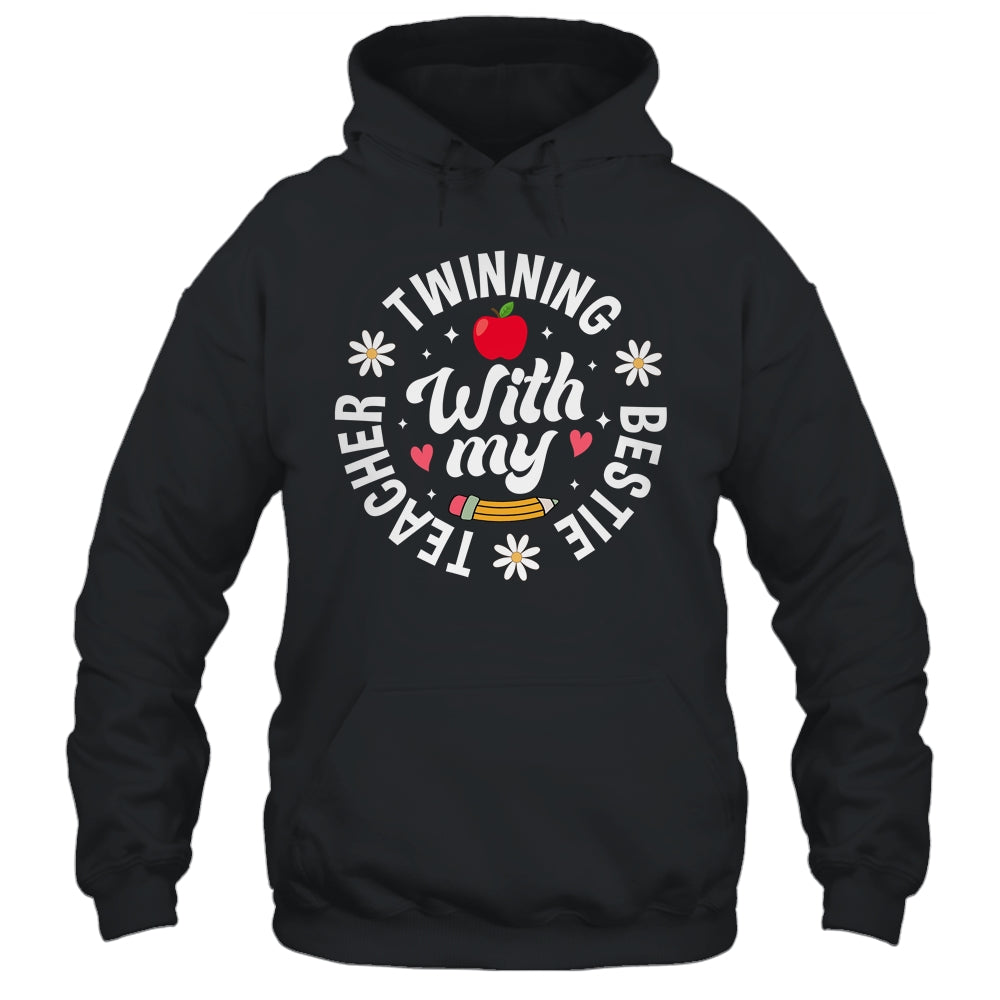 Twin Day Design Teacher Twinning With My Bestie Matching Shirt & Hoodie | siriusteestore
