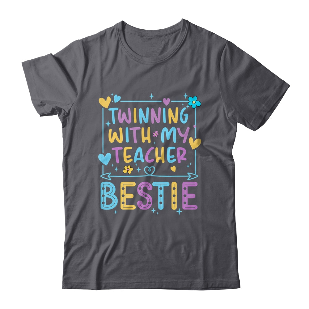Twin Day Friends Teacher Twinning With My Bestie Matching Shirt & Tank Top | siriusteestore
