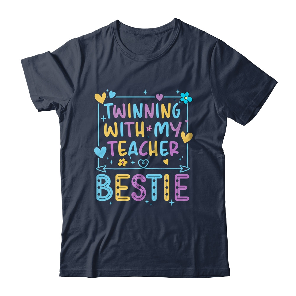 Twin Day Friends Teacher Twinning With My Bestie Matching Shirt & Tank Top | siriusteestore