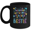 Twin Day Friends Teacher Twinning With My Bestie Matching Mug | siriusteestore