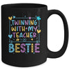 Twin Day Friends Teacher Twinning With My Bestie Matching Mug | siriusteestore