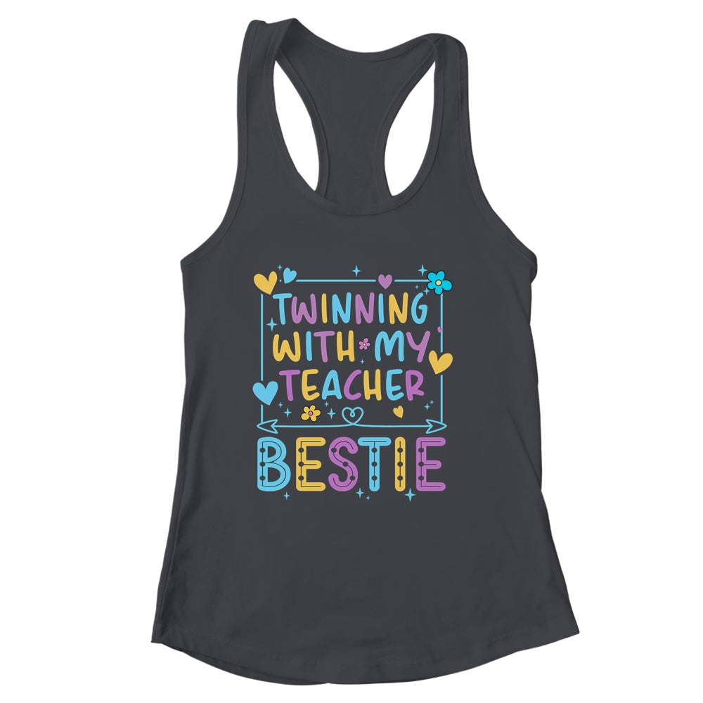 Twin Day Friends Teacher Twinning With My Bestie Matching Shirt & Tank Top | siriusteestore