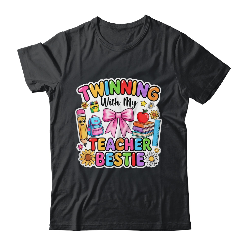 Twin Day Friends Teacher Twinning With My Bestie Matching Shirt & Hoodie | siriusteestore