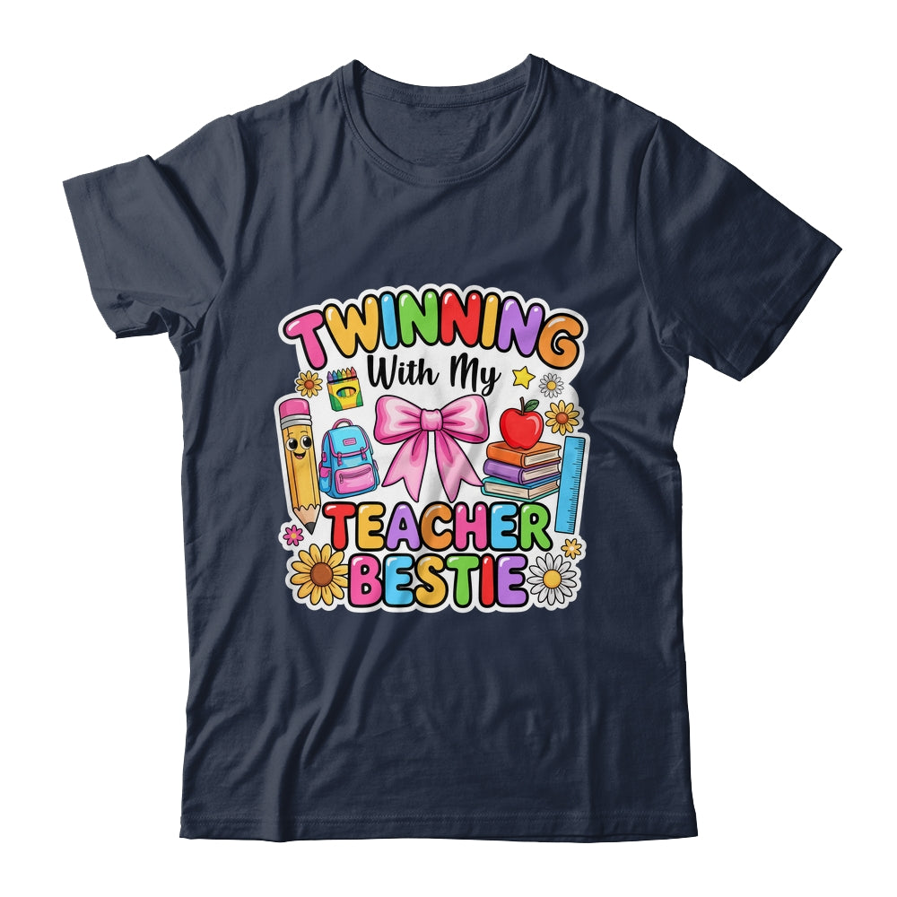 Twin Day Friends Teacher Twinning With My Bestie Matching Shirt & Hoodie | siriusteestore