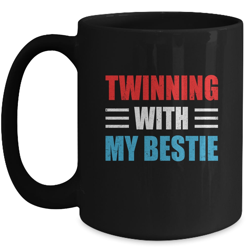 Twinning With My Bestie Boy Spirit Week Twin Day Best Friend Mug | siriusteestore