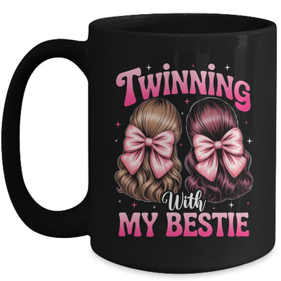 Twinning With My Bestie Coquette Twins Friends Twin Matching Mug | siriusteestore