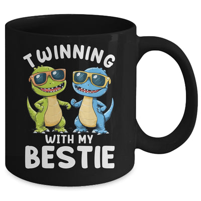Twinning With My Bestie Friends Spirit Week Boys Dinosaurs Mug | siriusteestore