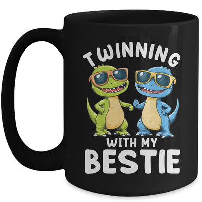 Twinning With My Bestie Friends Spirit Week Boys Dinosaurs Mug | siriusteestore