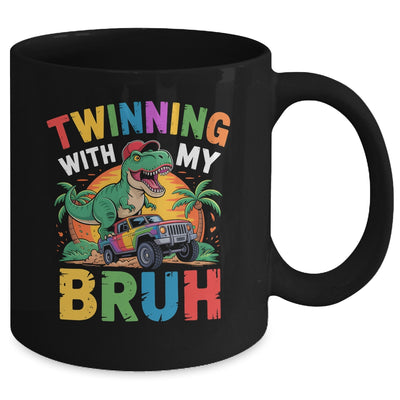 Twinning With My Bestie Kids Boys Funny Twin Day Spirit Week Mug | siriusteestore