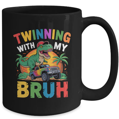 Twinning With My Bestie Kids Boys Funny Twin Day Spirit Week Mug | siriusteestore