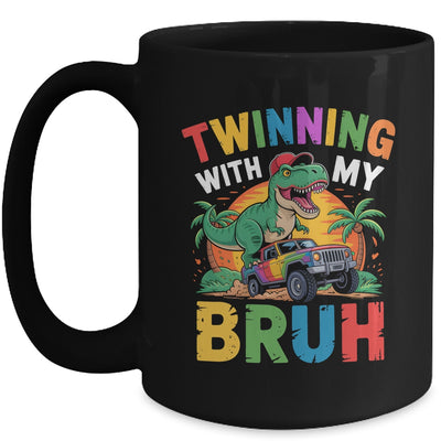 Twinning With My Bestie Kids Boys Funny Twin Day Spirit Week Mug | siriusteestore