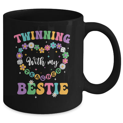 Twinning With My Bestie Matching Teacher Twin Day Friends Mug | siriusteestore