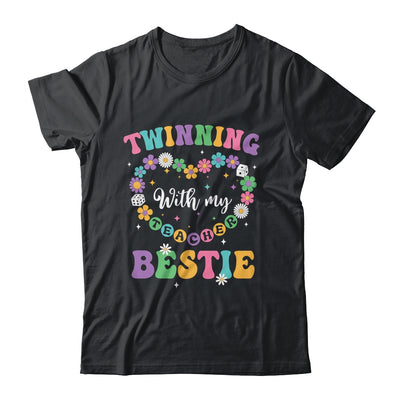Twinning With My Bestie Matching Teacher Twin Day Friends Shirt & Tank Top | siriusteestore