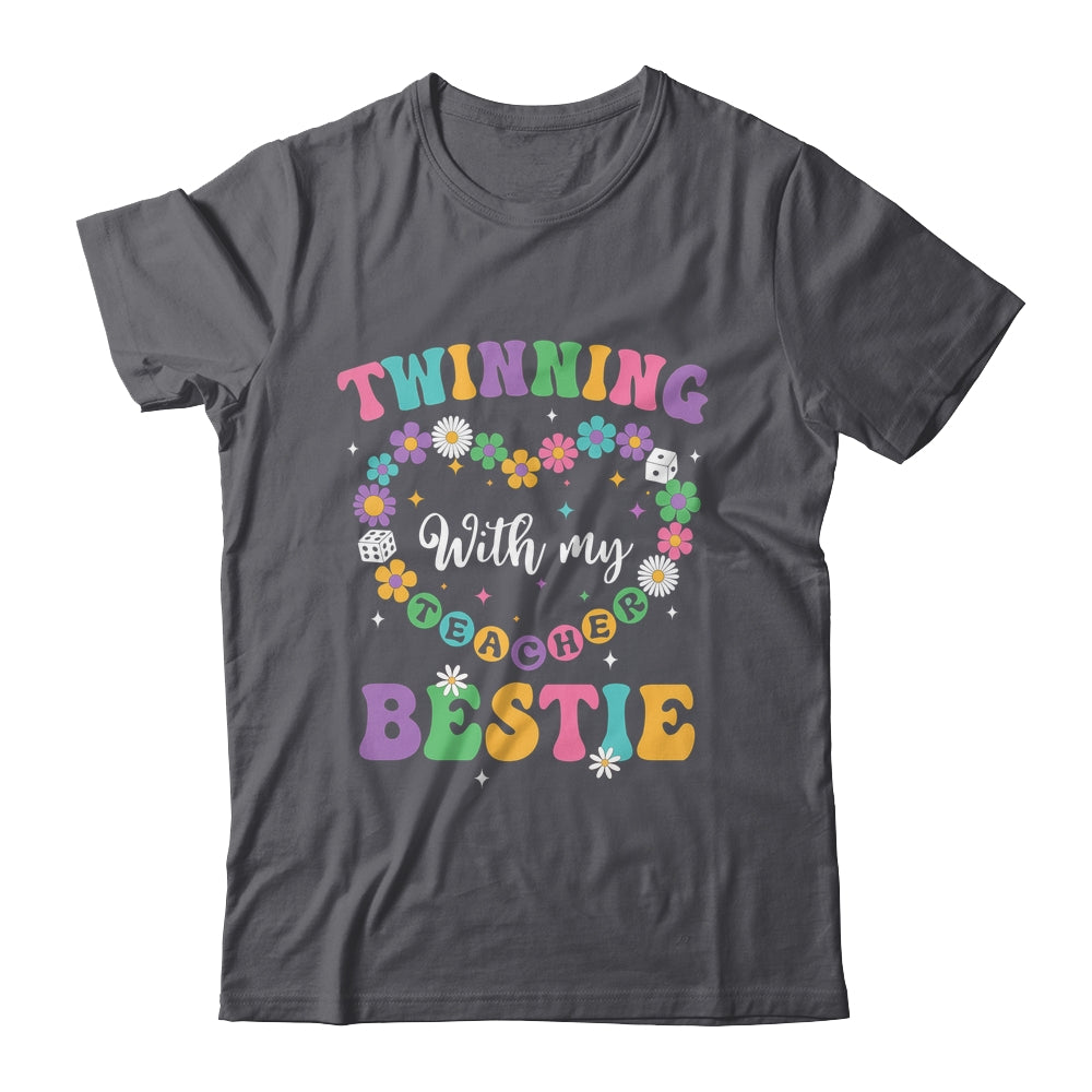 Twinning With My Bestie Matching Teacher Twin Day Friends Shirt & Tank Top | siriusteestore