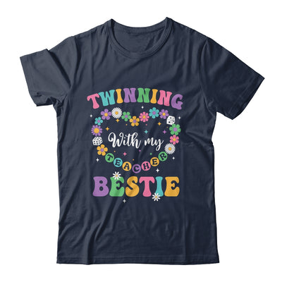 Twinning With My Bestie Matching Teacher Twin Day Friends Shirt & Tank Top | siriusteestore