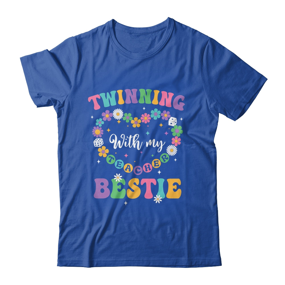 Twinning With My Bestie Matching Teacher Twin Day Friends Shirt & Tank Top | siriusteestore