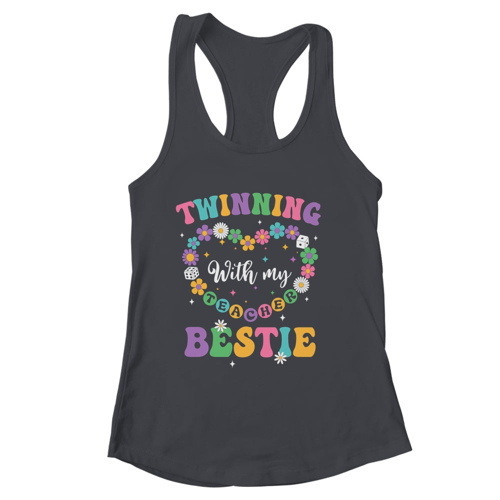 Twinning With My Bestie Matching Teacher Twin Day Friends Shirt & Tank Top | siriusteestore