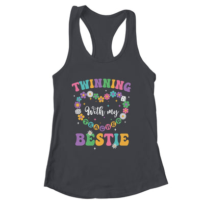 Twinning With My Bestie Matching Teacher Twin Day Friends Shirt & Tank Top | siriusteestore