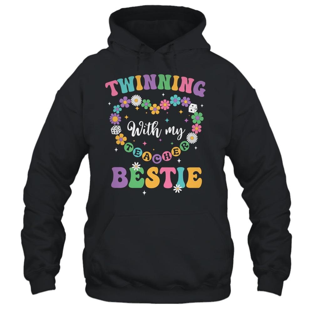 Twinning With My Bestie Matching Teacher Twin Day Friends Shirt & Tank Top | siriusteestore