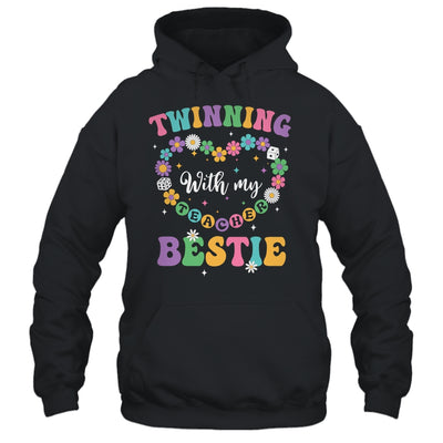 Twinning With My Bestie Matching Teacher Twin Day Friends Shirt & Tank Top | siriusteestore