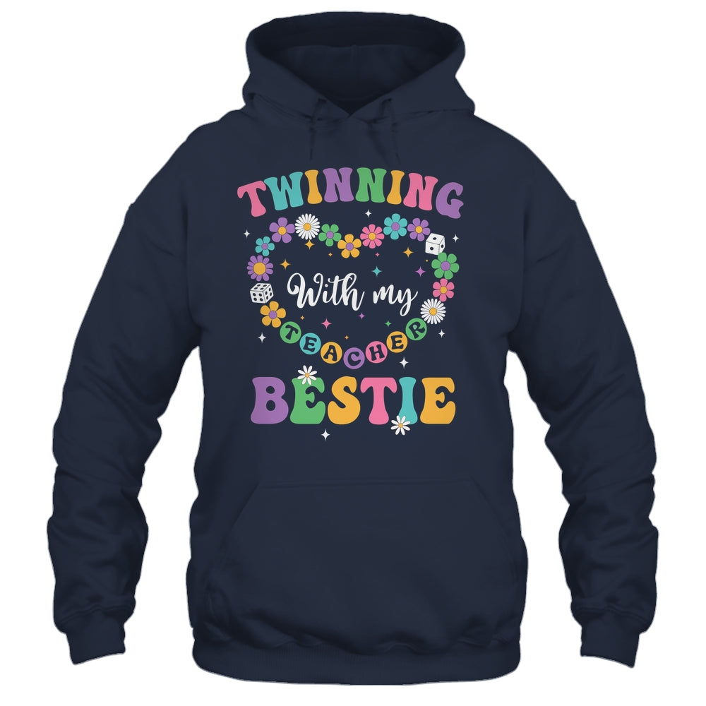 Twinning With My Bestie Matching Teacher Twin Day Friends Shirt & Tank Top | siriusteestore
