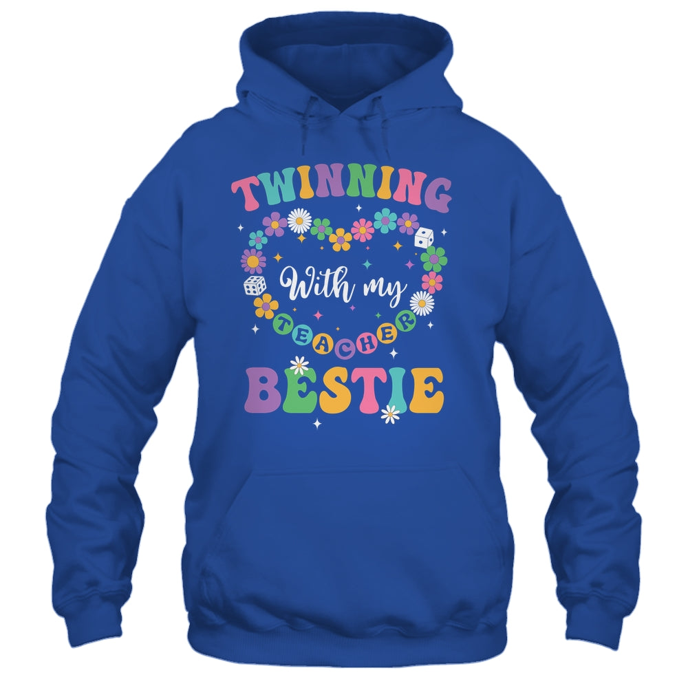 Twinning With My Bestie Matching Teacher Twin Day Friends Shirt & Tank Top | siriusteestore