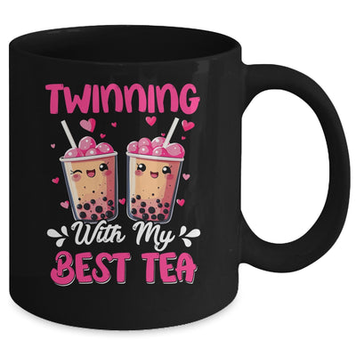 Twinning With My Bestie Spirit Week Girls Kids Twin Day Tea Mug | siriusteestore