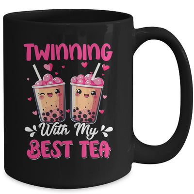 Twinning With My Bestie Spirit Week Girls Kids Twin Day Tea Mug | siriusteestore