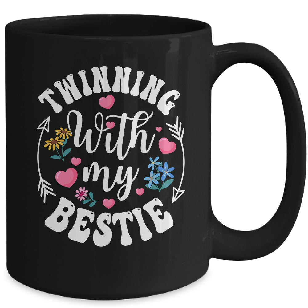Twinning With My Bestie Spirit Week Twin Day Best Friend Mug | siriusteestore