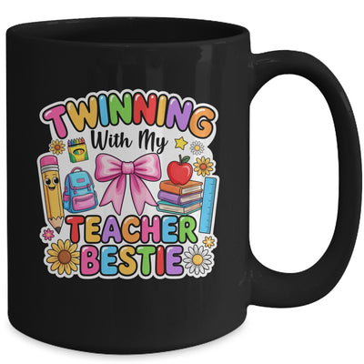 Twinning With My Bestie Twin Day Friends Teacher Matching Mug | siriusteestore
