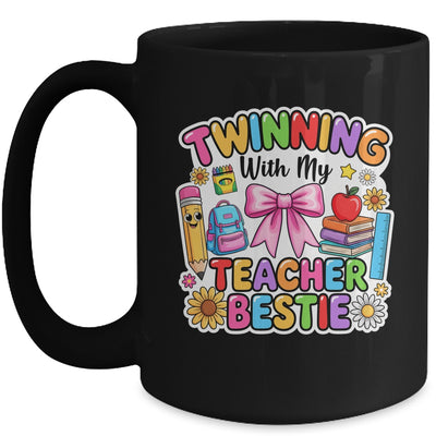Twinning With My Bestie Twin Day Friends Teacher Matching Mug | siriusteestore