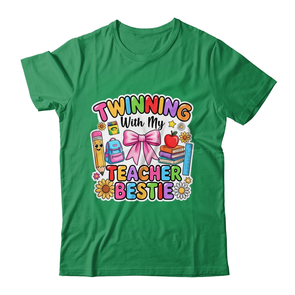 Twinning With My Bestie Twin Day Friends Teacher Matching Shirt & Hoodie | siriusteestore