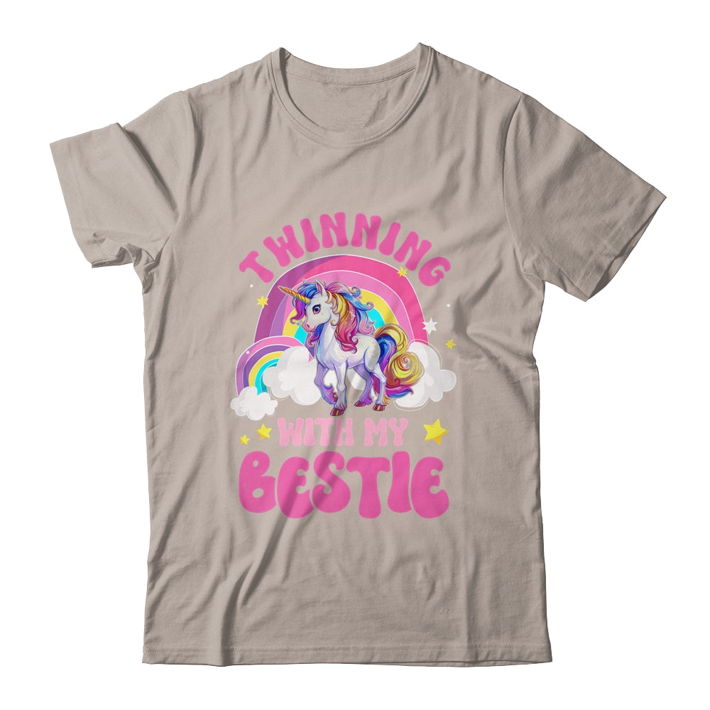 Twinning With My Bestie Unicorn Friends Spirit Week Girls Shirt & Tank Top | siriusteestore