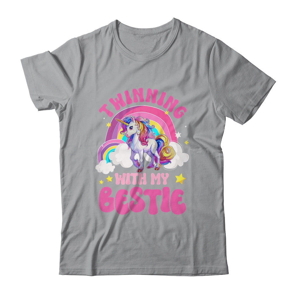 Twinning With My Bestie Unicorn Friends Spirit Week Girls Shirt & Tank Top | siriusteestore
