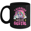 Twinning With My Bestie Unicorn Friends Spirit Week Girls Mug | siriusteestore