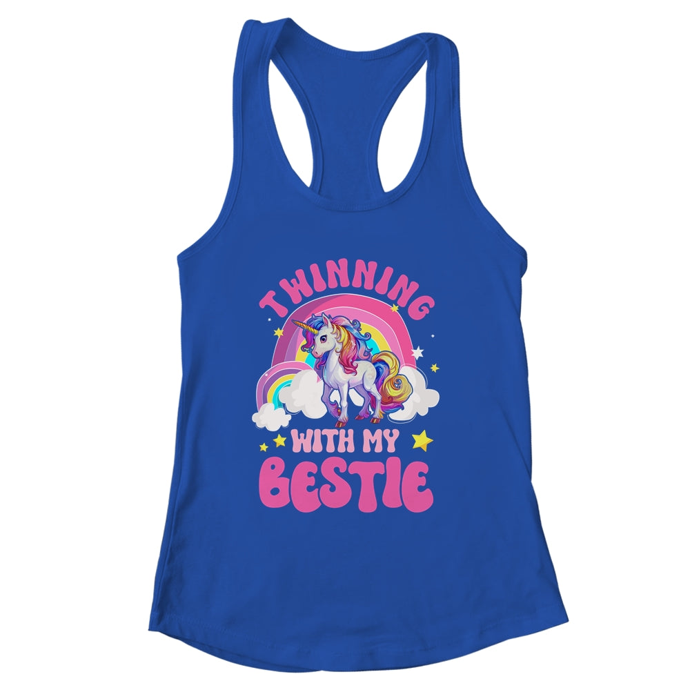 Twinning With My Bestie Unicorn Friends Spirit Week Girls Shirt & Tank Top | siriusteestore
