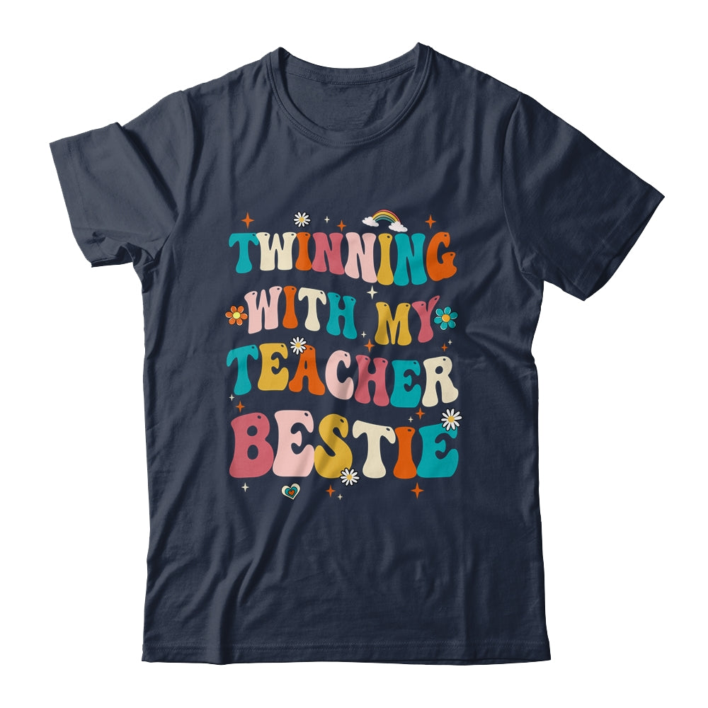 Twinning With My Teacher Bestie Twin Day Matching Teachers Shirt & Tank Top | siriusteestore