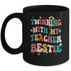 Twinning With My Teacher Bestie Twin Day Matching Teachers Mug | siriusteestore
