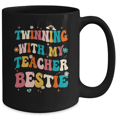 Twinning With My Teacher Bestie Twin Day Matching Teachers Mug | siriusteestore