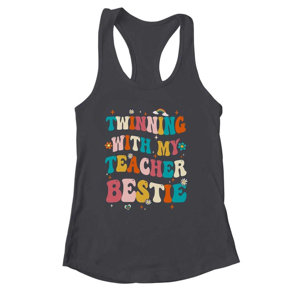 Twinning With My Teacher Bestie Twin Day Matching Teachers Shirt & Tank Top | siriusteestore