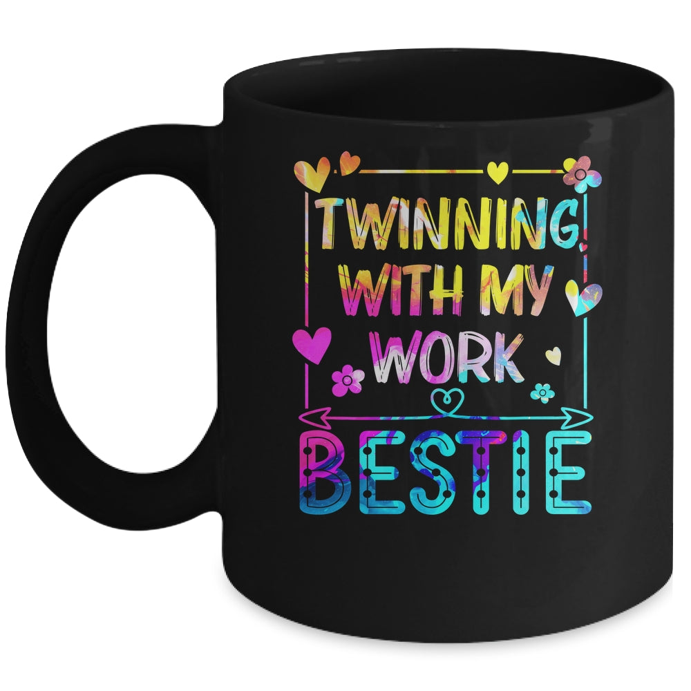 Twinning With My Work Bestie Best Friend Twin Day Week Mug | siriusteestore